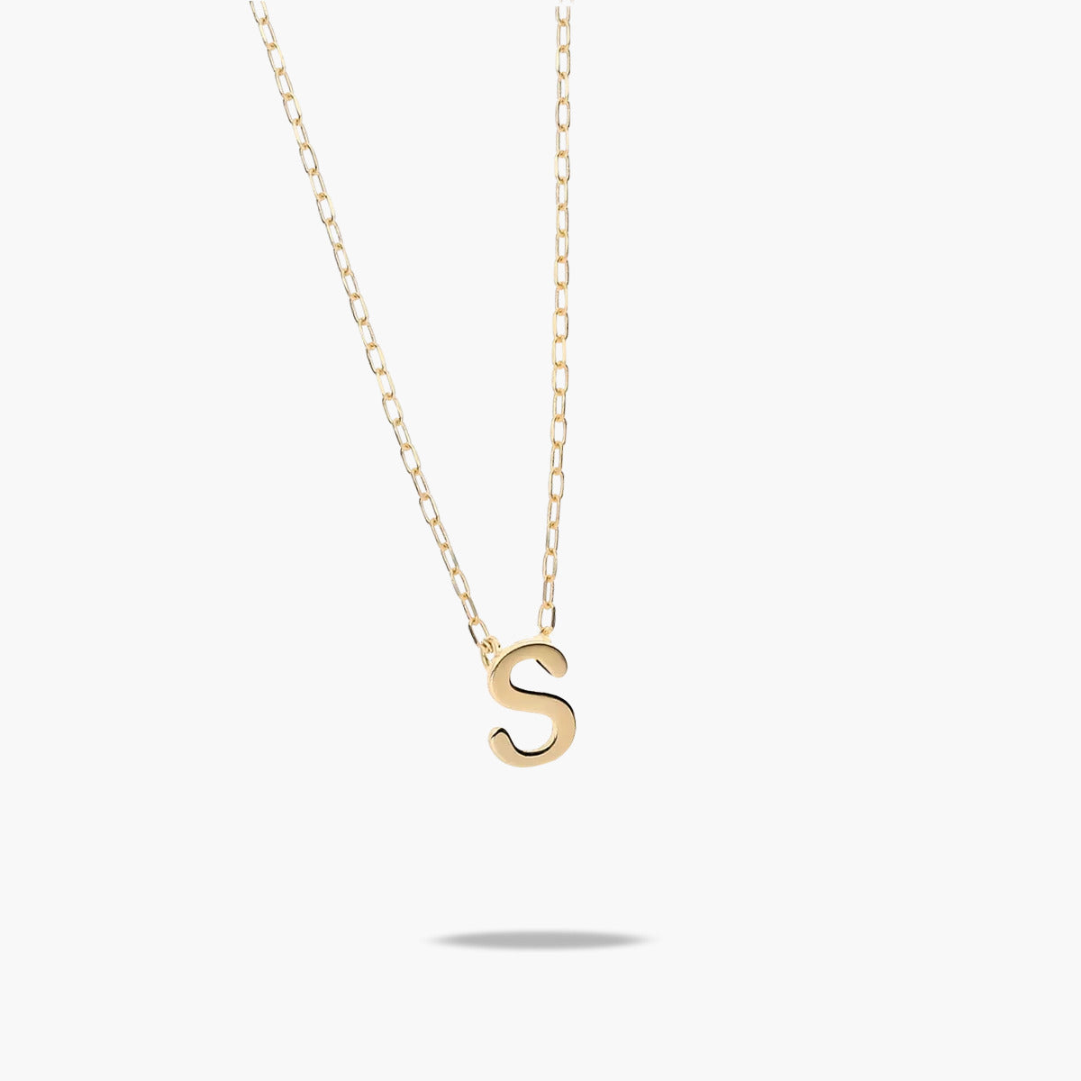 Collar de oro 18K S MY LETTER