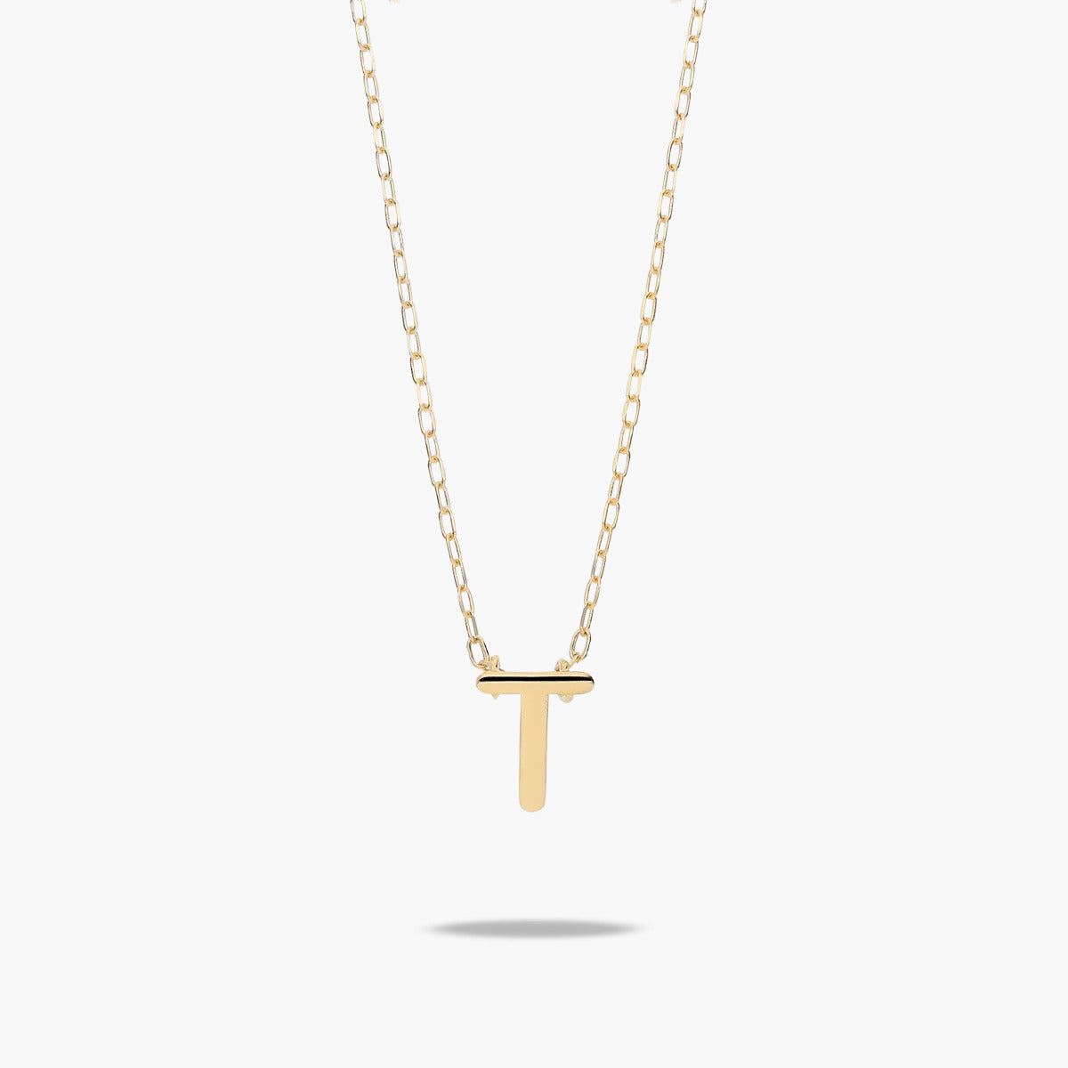 Collar de oro 18K T MY LETTER