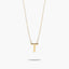 Collar de oro 18K T MY LETTER