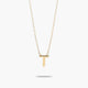 Collar de oro 18K T MY LETTER