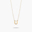 Collar de oro 18K U MY LETTER