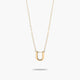 Collar de oro 18K U MY LETTER
