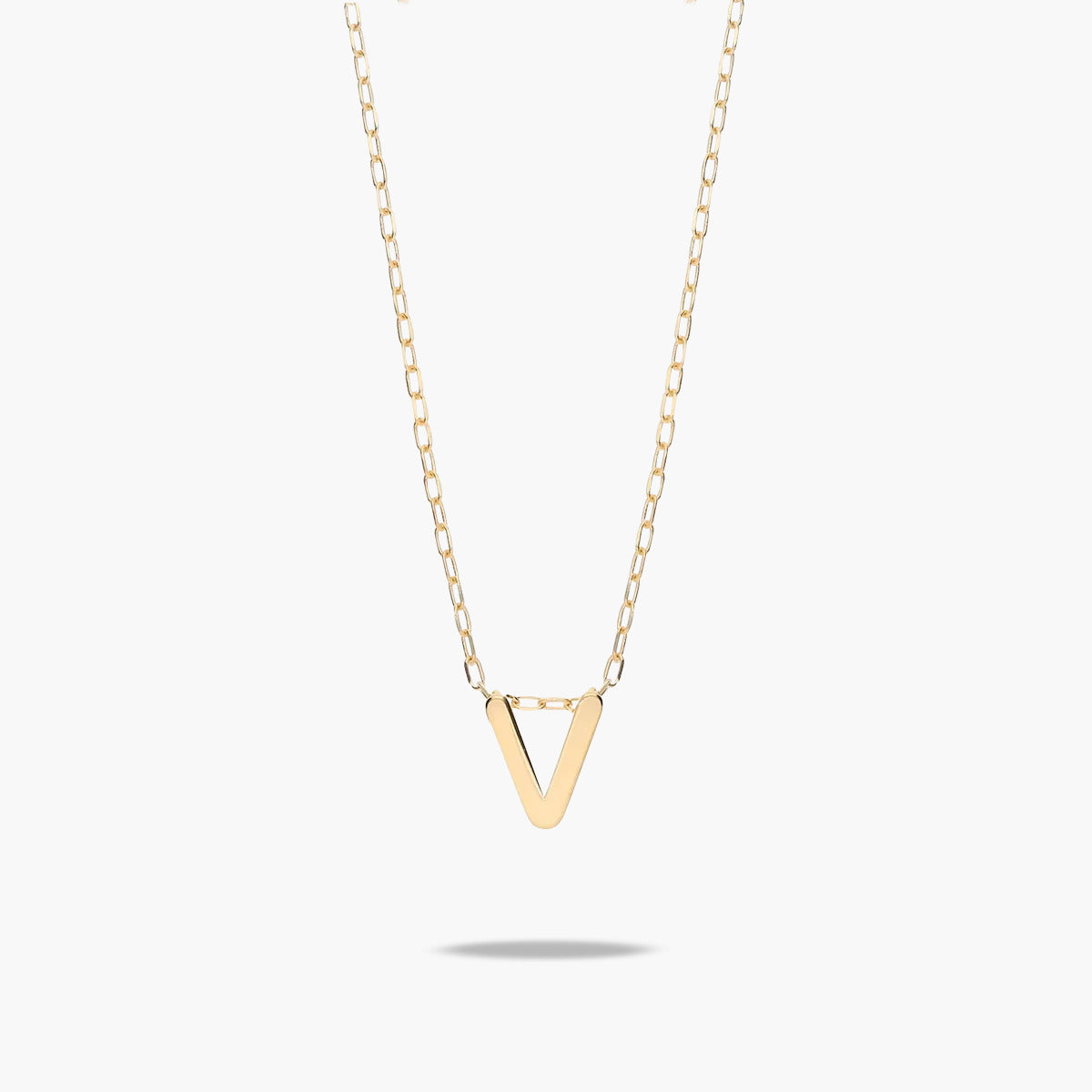 Collar de oro 18K V MY LETTER