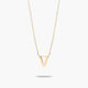 Collar de oro 18K V MY LETTER