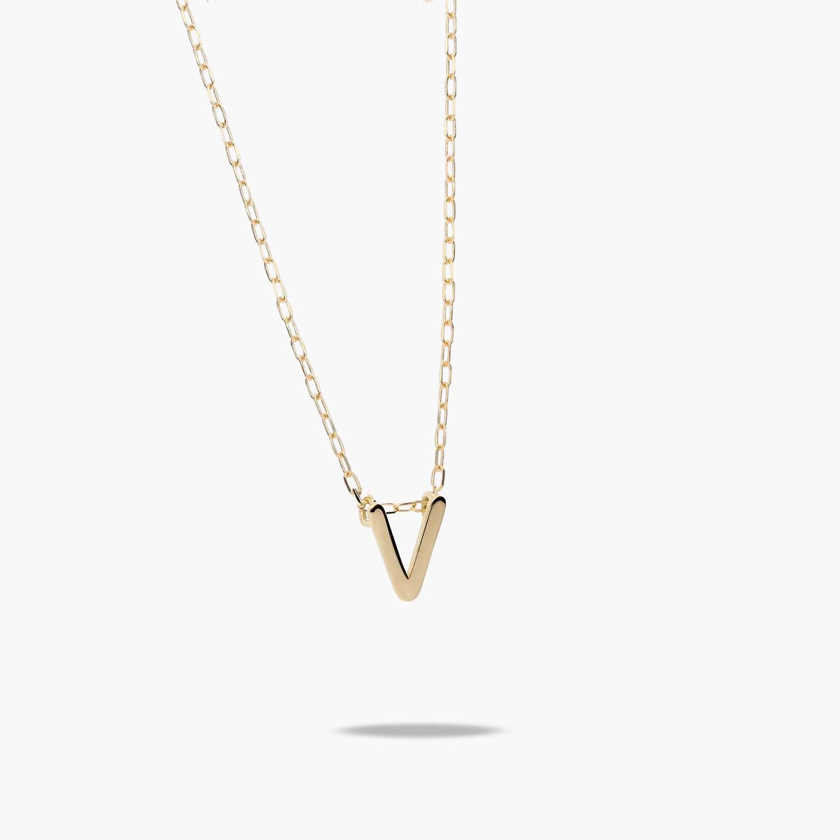 Collar de oro 18K V MY LETTER