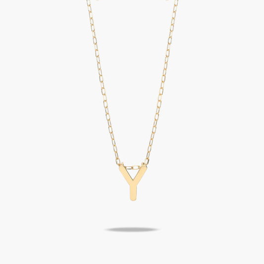 Collar de oro 18K Y MY LETTER