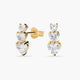 Pendientes corazones de oro 18K circonitas 13 mm FANCY LOVE