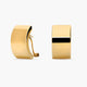Pendientes cuadrado de oro 18K 15 mm
