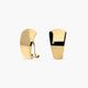 Pendientes rectangular de oro 18K 18 mm