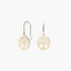 Pendientes largos árbol de la vida de oro 18K 25 mm TREE OF LIFE