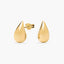 Pendientes gota de oro 18K 13 mm