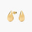Pendientes gota de oro 18K 16 mm