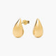 Pendientes gota de oro 18K 16 mm