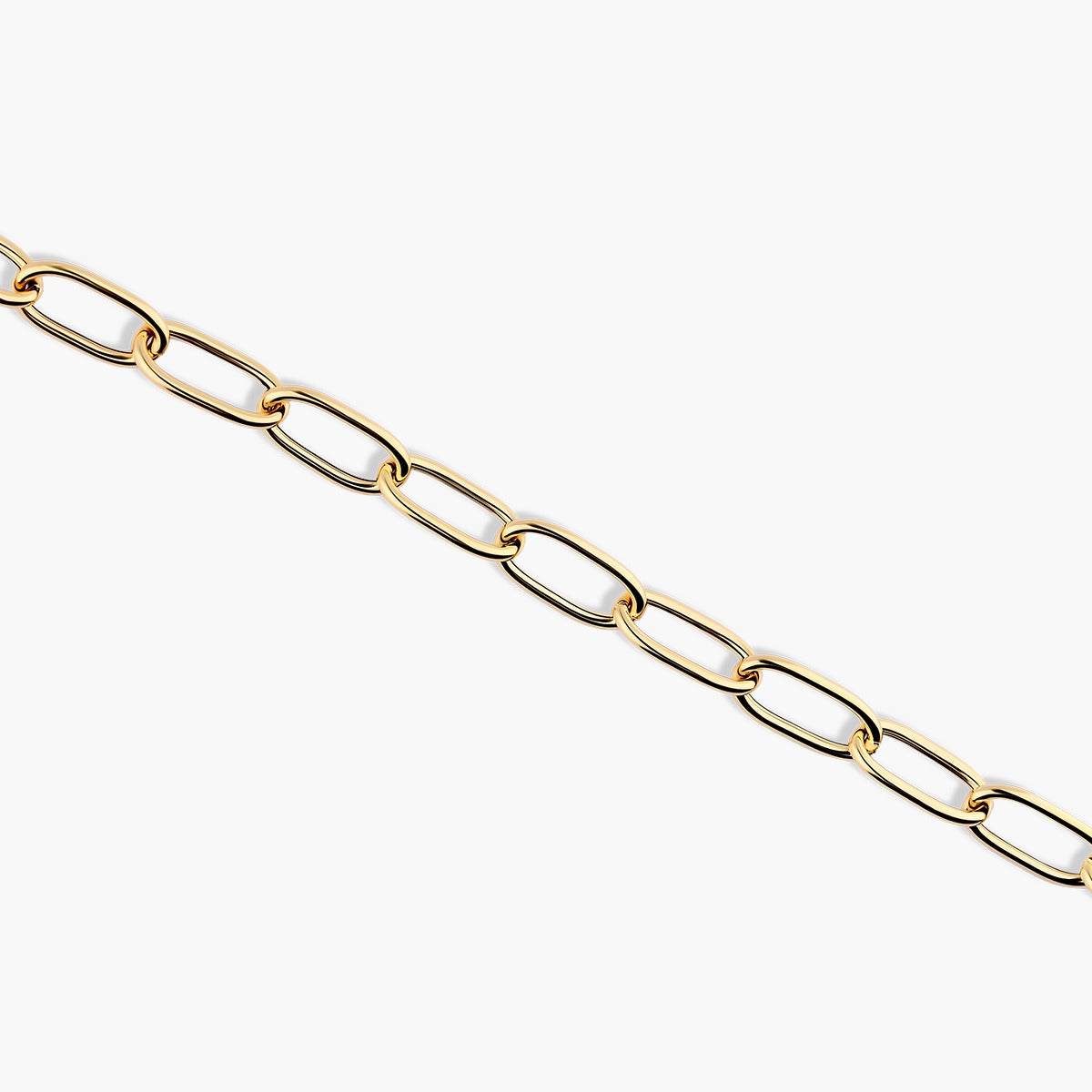 Pulsera de oro 18K eslabón 19 cm