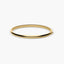 Pulsera rígida redonda de oro 18K 60 mm