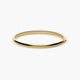 Pulsera rígida redonda de oro 18K 60 mm