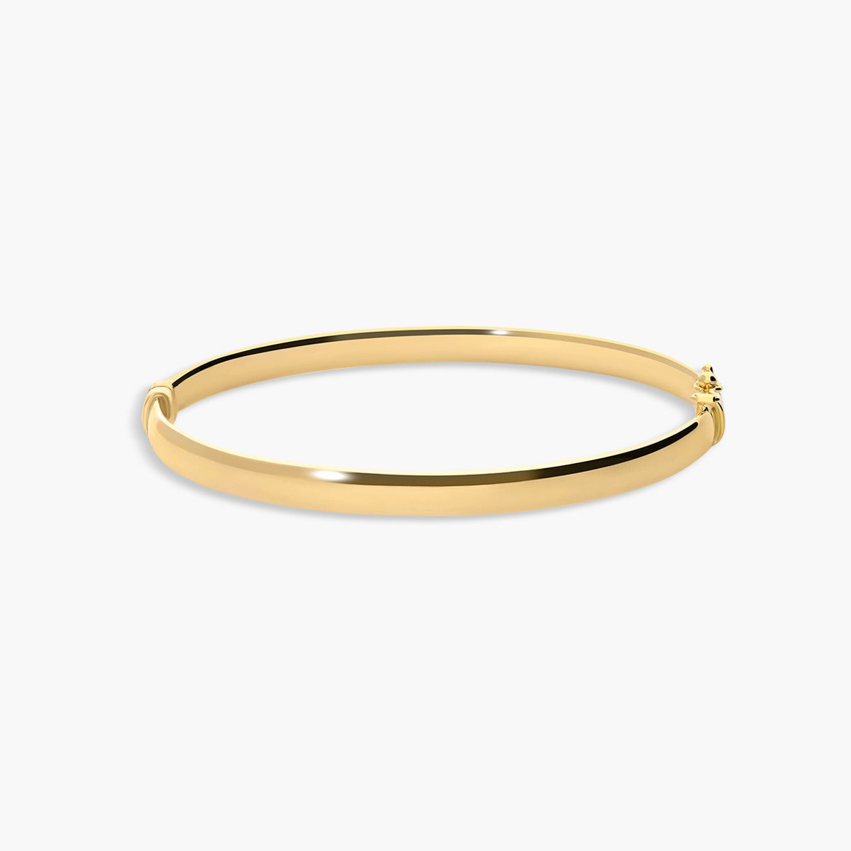 Pulsera rígida oval de oro 18K 50x60 mm