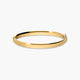 Pulsera rígida oval de oro 18K 50x60 mm