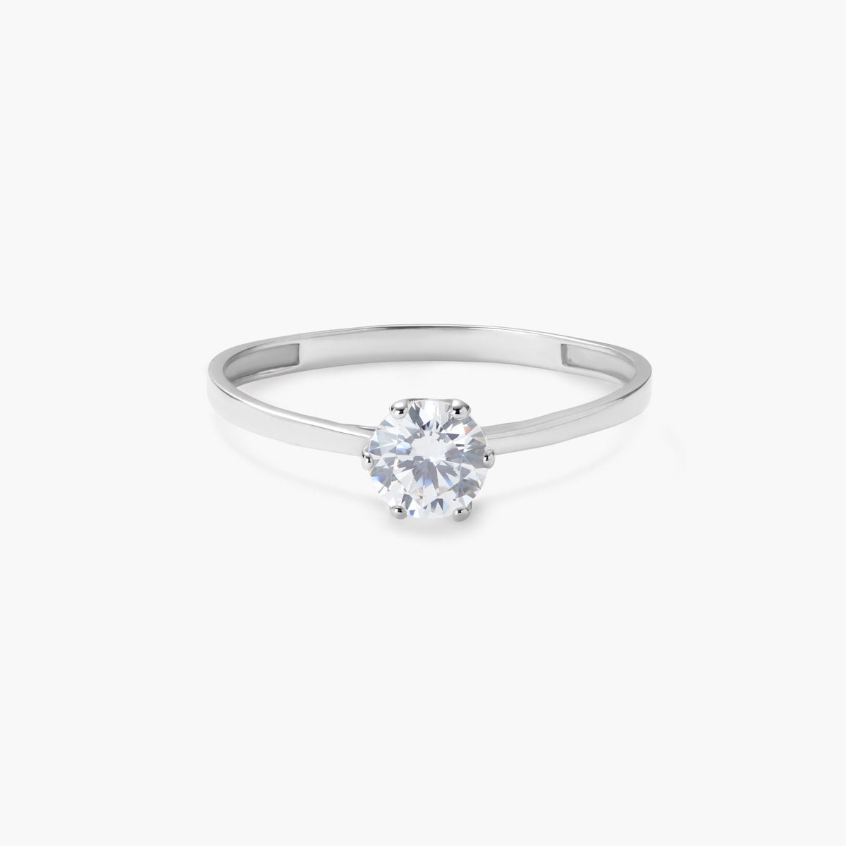 Anillo de oro blanco 18K PLANET