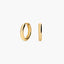 Pendientes de aro de oro 18K 10 mm
