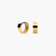 Pendientes de aro macizo de oro 18K 11 mm