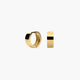 Pendientes de aro macizo de oro 18K 11 mm