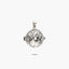 Colgante llamador de ángel de plata 1ª ley circonitas 20 mm