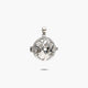 Colgante llamador de ángel de plata 1ª ley circonitas 20 mm