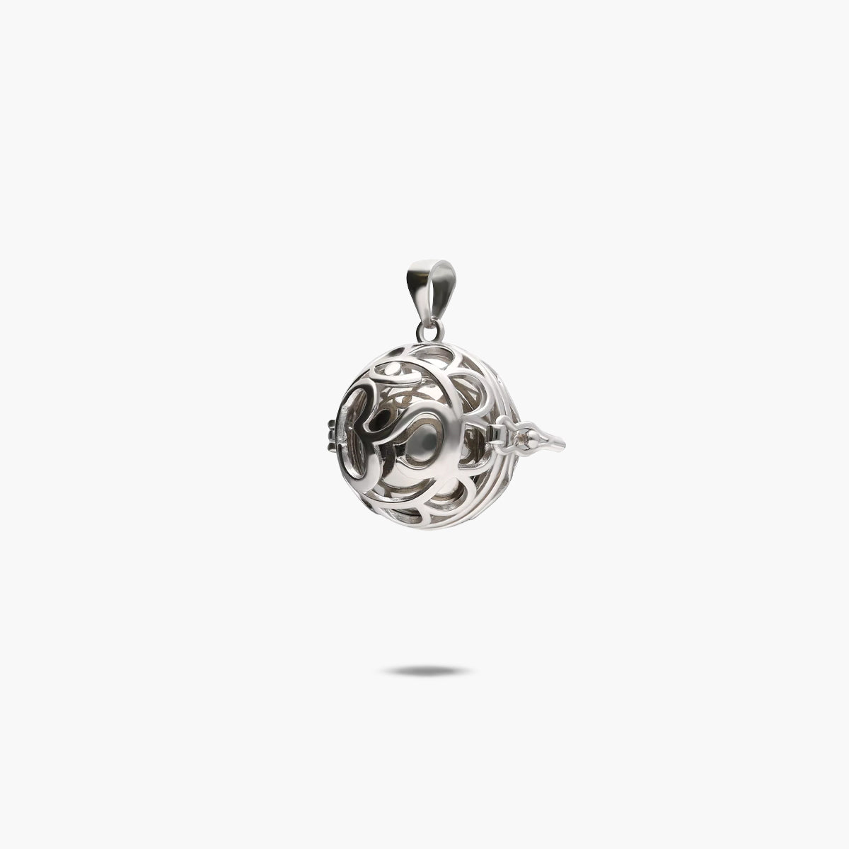 Colgante llamador de ángel de plata 1ª ley 18 mm