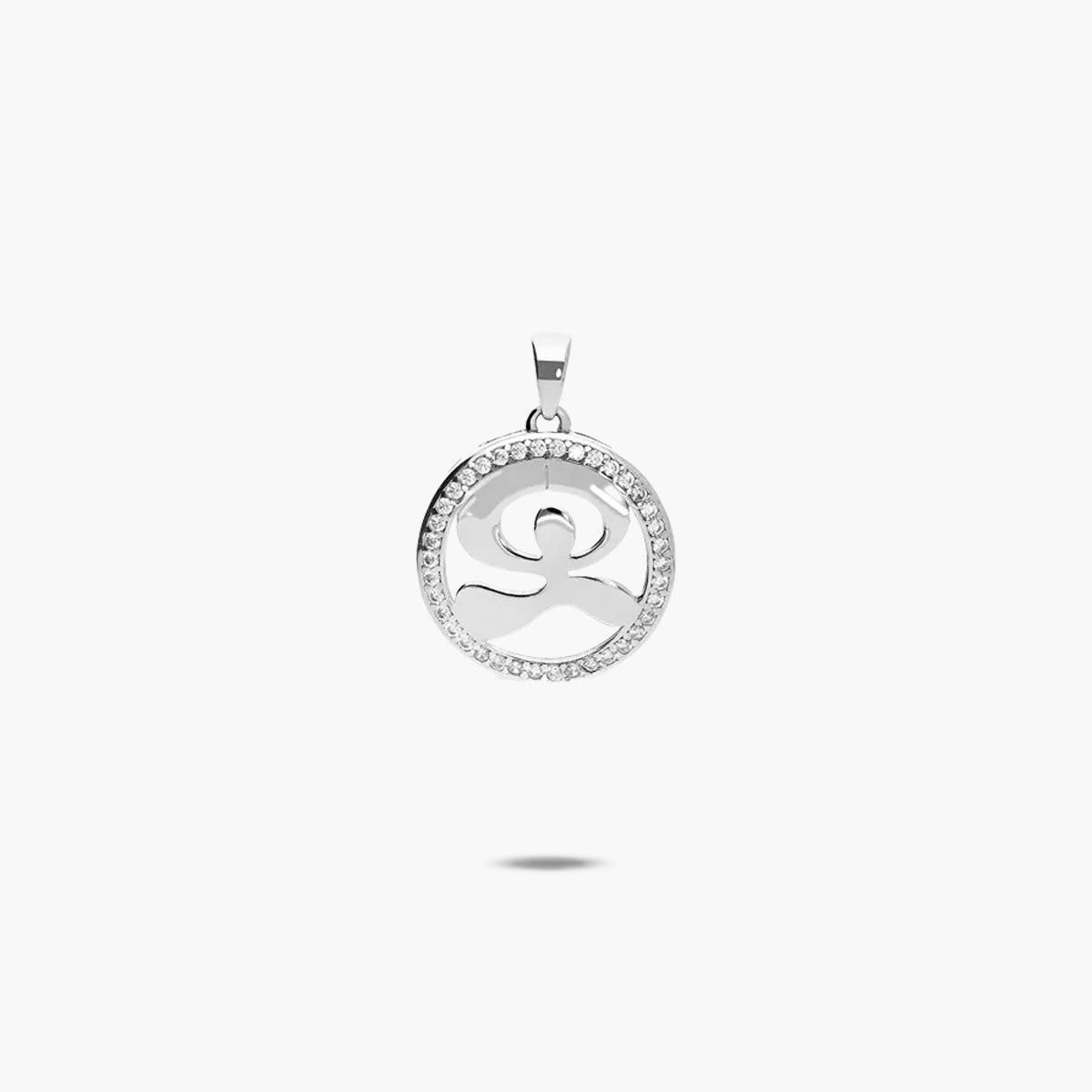 Colgante índalo de plata 1ª ley 18 mm