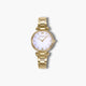Reloj Viceroy Chic 42446-03 acero dorado esfera blanca circonita