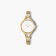 Reloj Viceroy Air 42448-07 acero dorado esfera blanca circonita