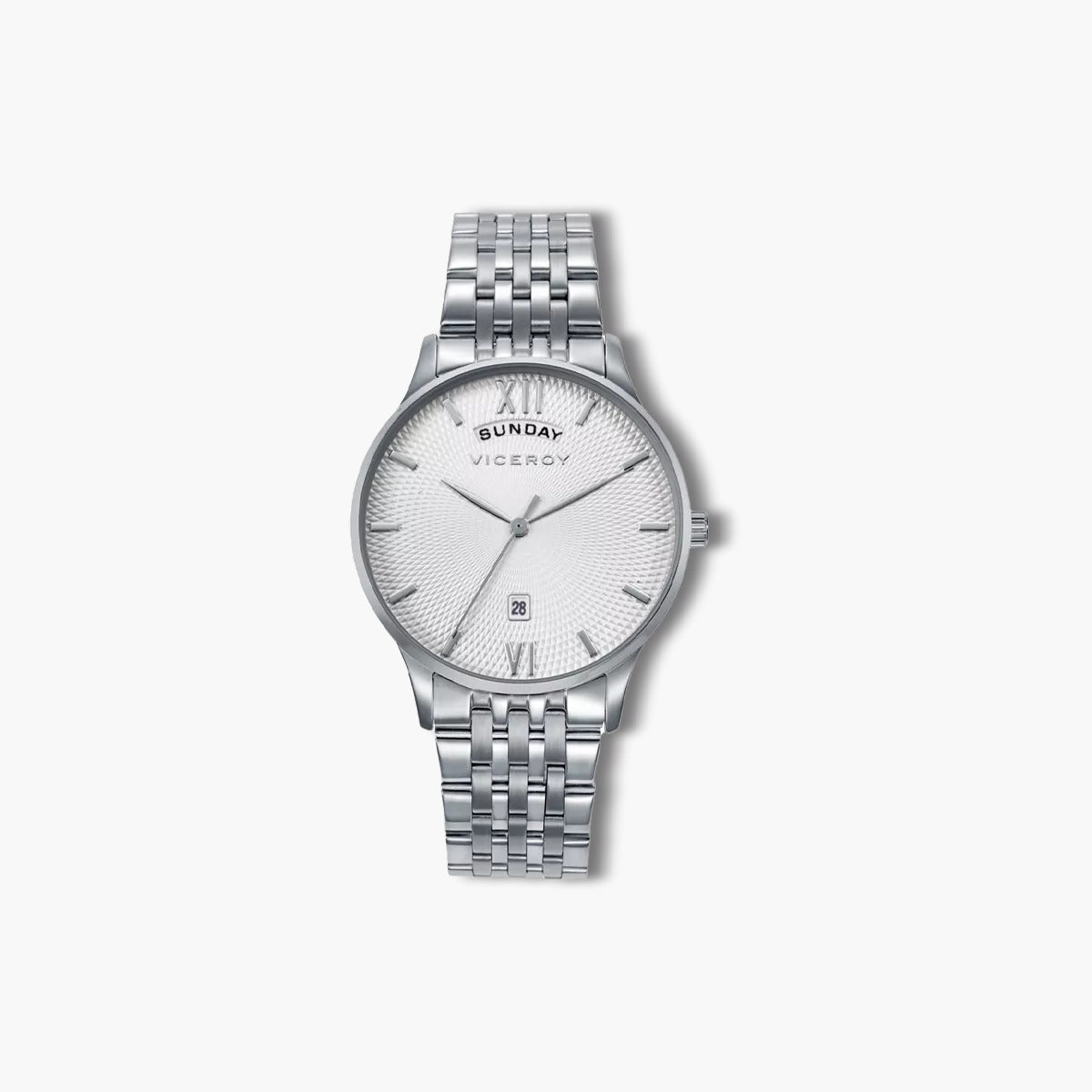 Reloj Viceroy Dress 42450-83 acero esfera blanca