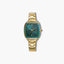 Reloj Viceroy Kiss 42454-67 acero dorado esfera verde