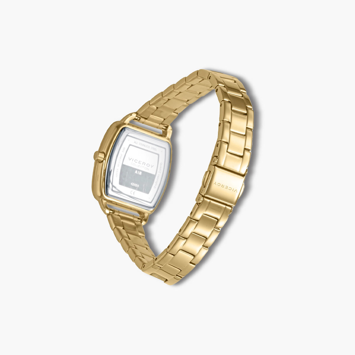 Reloj Viceroy Kiss 42454-67 acero dorado esfera verde