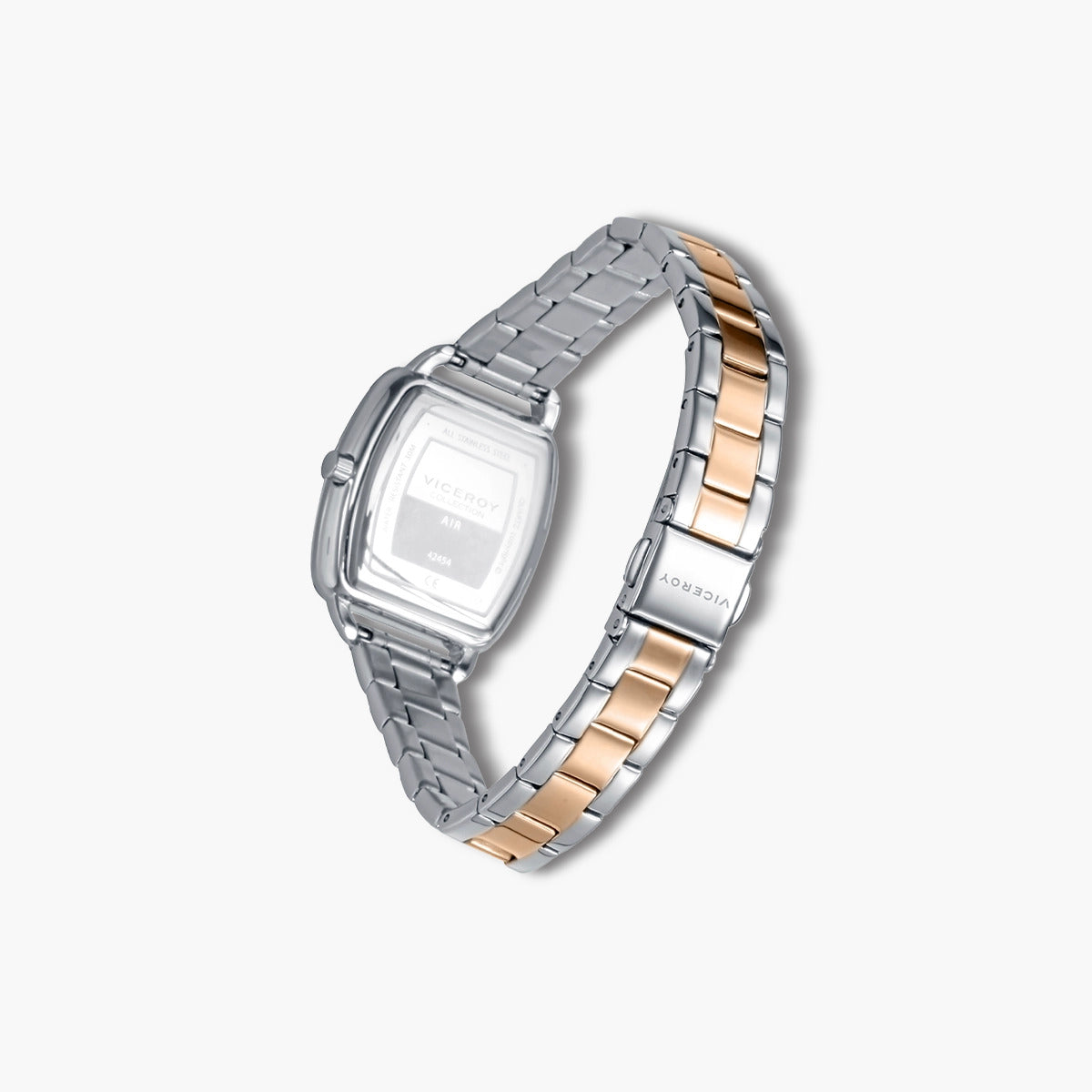Reloj Viceroy Kiss 42454-77 acero bicolor rosa esfera rosa