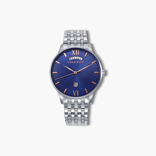 Reloj Viceroy Dress 42455-33 acero esfera azul