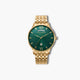 Reloj Viceroy Dress 42455-63 acero dorado esfera verde