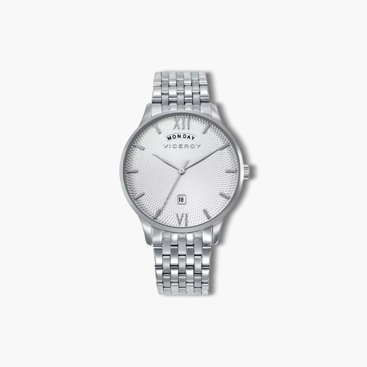 Reloj Viceroy Dress 42455-83 acero esfera blanca