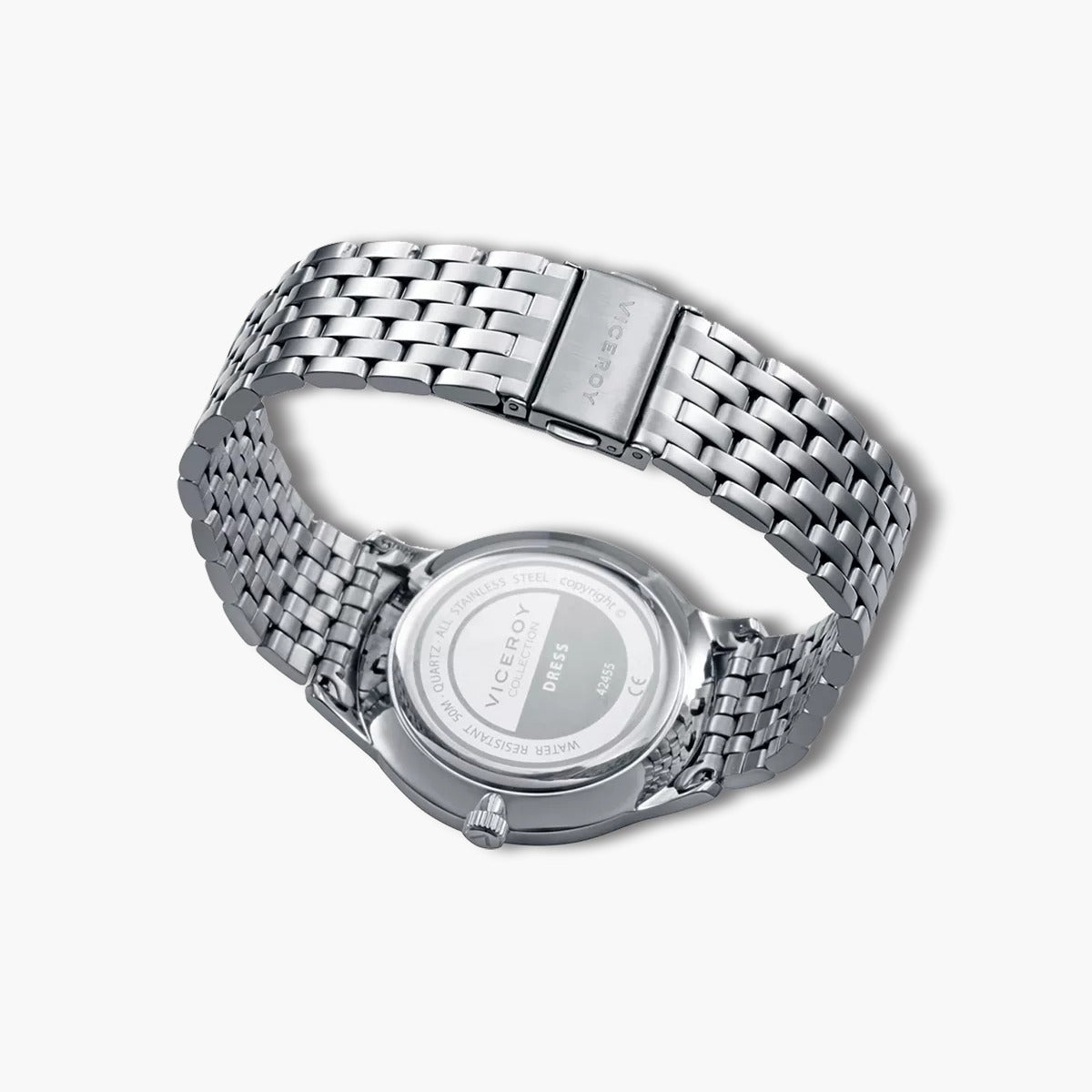 Reloj Viceroy Dress 42455-83 acero esfera blanca