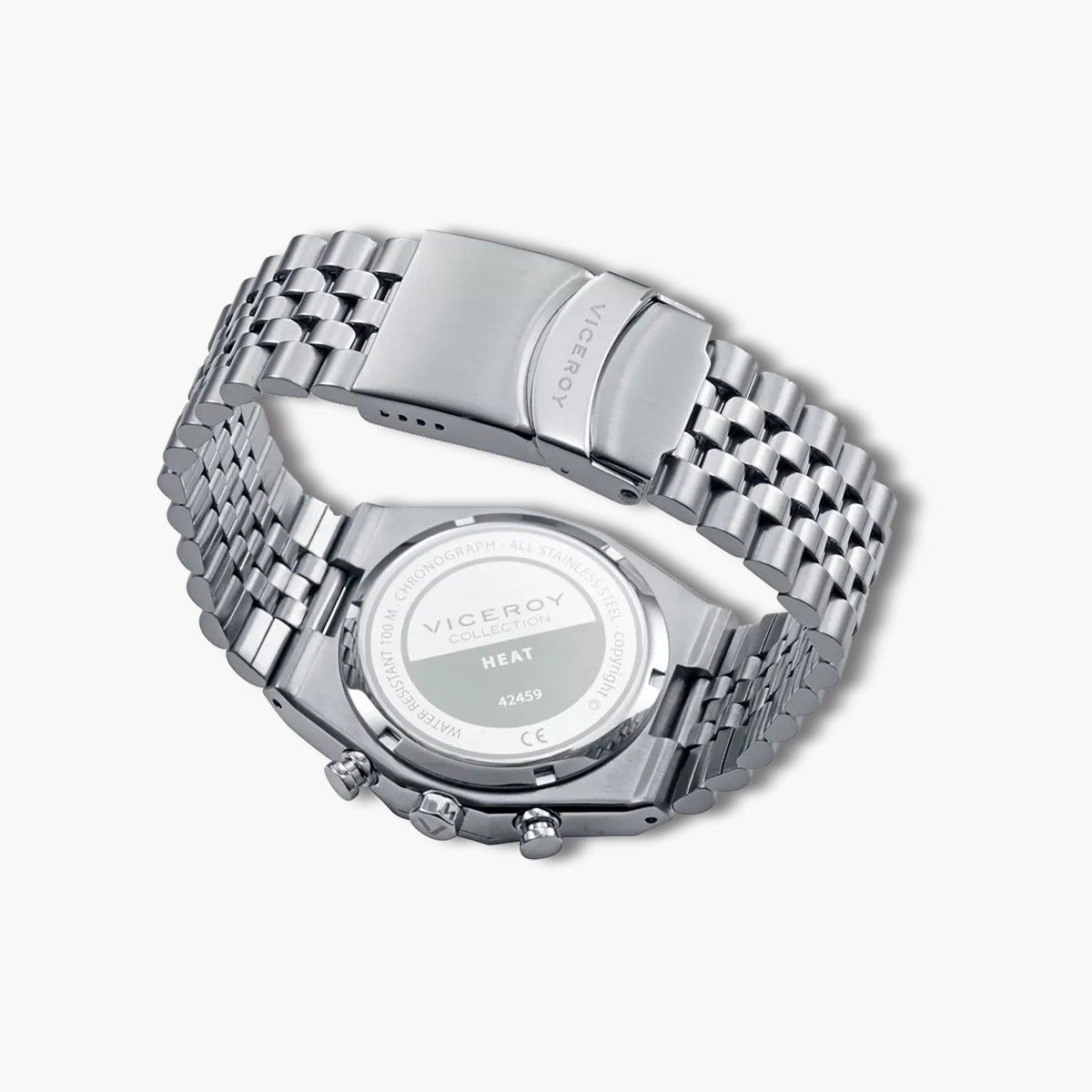 Reloj Viceroy Heat 42459-67 cronógrafo acero esfera verde
