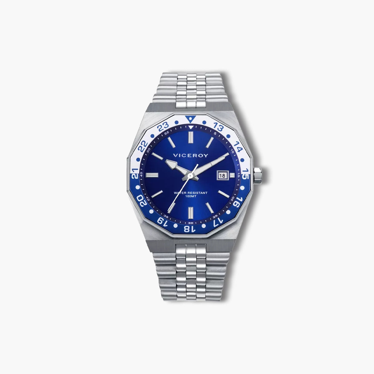 Reloj Viceroy Heat 42461-37 cronógrafo acero esfera azul