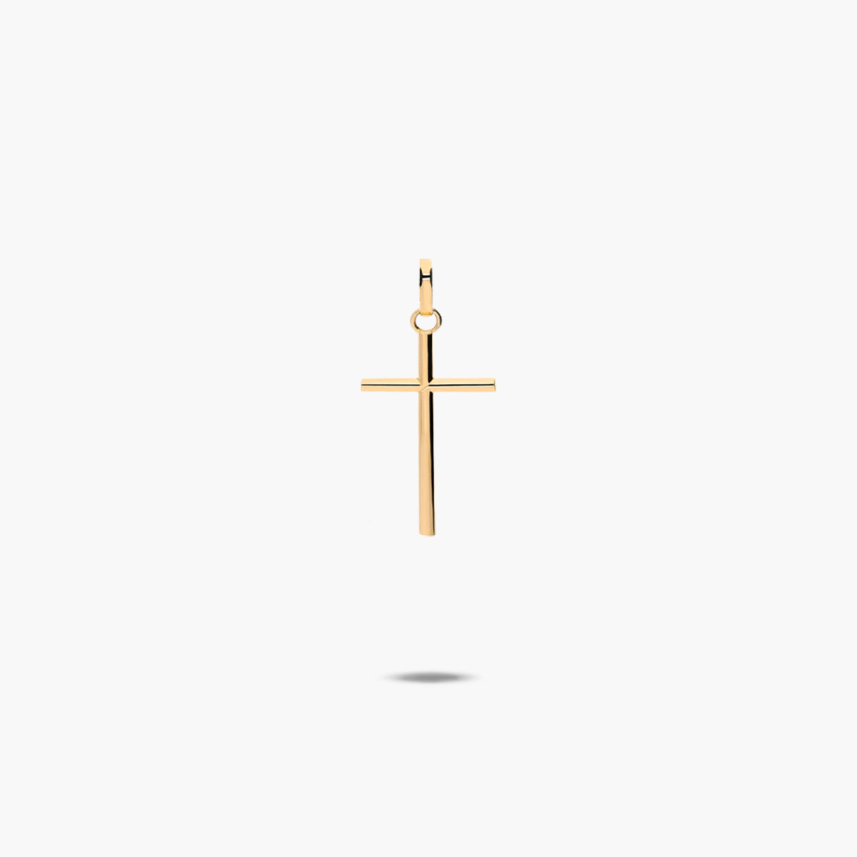 Cruz clásica de oro 18K 16 mm