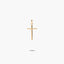 Cruz clásica de oro 18K 16 mm