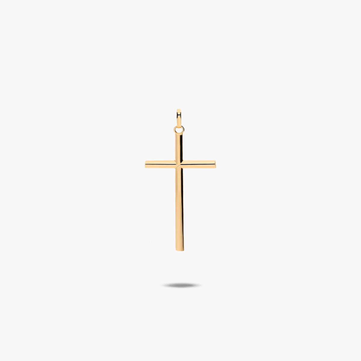 Cruz clásica de oro 18K 25 mm