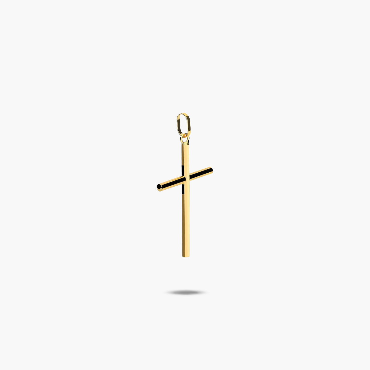 Cruz clásica de oro 18K 25 mm