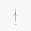Cruz clásica de oro 18K 28 mm
