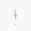 Cruz clásica de oro 18K 14 mm