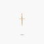 Cruz clásica de oro 18K 12mm