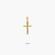 Cruz Cristo palo clásico de oro 18K 16 mm
